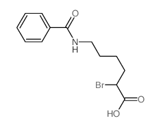 Hexanoic acid,6-(benzoylamino)-2-bromo- picture