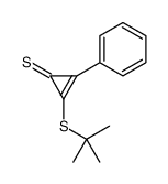2-tert-butylsulfanyl-3-phenylcycloprop-2-ene-1-thione Structure