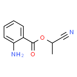 Propanenitrile, 2-[(2-aminobenzoyl)oxy]- (9CI) structure