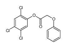 (2,4,5-trichlorophenyl) 2-phenoxyacetate结构式