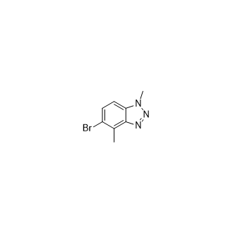 5-Bromo-1,4-dimethyl-1H-benzotriazole structure