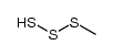 methyl-trisulfane Structure