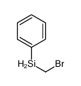 bromomethyl(phenyl)silane Structure