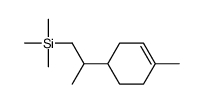 trimethyl-[2-(4-methylcyclohex-3-en-1-yl)propyl]silane结构式