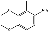 5-methyl-2,3-dihydro-1,4-benzodioxin-6-amine(wxc05162) Structure