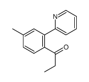 1-(4-methyl-2-pyridin-2-ylphenyl)propan-1-one Structure