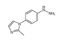 [4-(2-Methyl-imidazol-1-yl)-phenyl]-hydrazine结构式