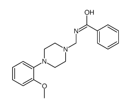 N-[[4-(2-methoxyphenyl)piperazin-1-yl]methyl]benzamide Structure