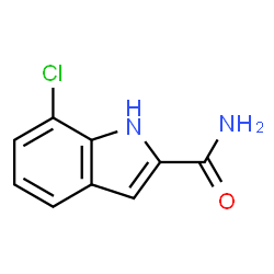 7-Chloro-1H-indole-2-carboxamide结构式