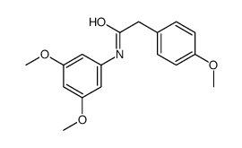 N-(3,5-Dimethoxyphenyl)-2-(4-methoxyphenyl)acetamide Structure