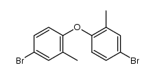 4,4'-dibromo-2,2'-dimethyldiphenyl ether Structure