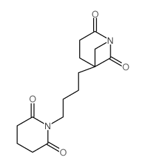 1-[6-(2,6-dioxo-1-piperidyl)hexyl]piperidine-2,6-dione structure