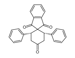 (2R,6S)-2,6-diphenylspiro[cyclohexane-1,2′-indene]-1′,3′,4-trione结构式