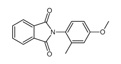 2-(4-methoxy-2-methylphenyl)isoindole-1,3-dione结构式