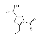 5-ethyl-4-nitrothiophene-2-carboxylic acid Structure