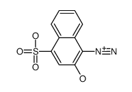 1-Diazo-2-naphthol-4-sulfonic acid结构式