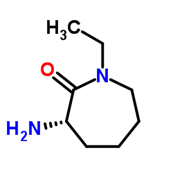 (S)-3-amino-1-ethylazepan-2-one Structure