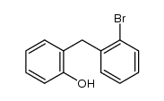 2-(2-bromo-benzyl)-phenol结构式