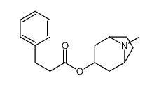 (1R,5S)-8-Methyl-8-azabicyclo[3.2.1]octan-3α-yl=3-phenylpropionate structure