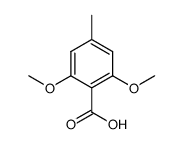 2,6-dimethoxy-4-methylbenzoic acid结构式