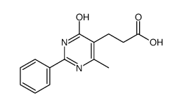 3-(4-METHYL-6-OXO-2-PHENYL-1,6-DIHYDROPYRIMIDIN-5-YL)PROPANOIC ACID structure
