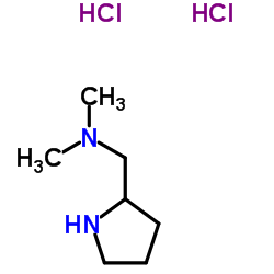 N,N-DIMETHYL-2-PYRROLIDINEMETHANAMINE HYDROCHLORIDE structure