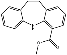 Methyl 10,11-dihydro-5H-dibenzo[b,f]azepine-4-carboxylate Structure