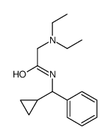 N-[cyclopropyl(phenyl)methyl]-2-(diethylamino)acetamide结构式