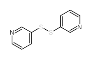 1,2-DI(PYRIDIN-3-YL)DISULFANE结构式