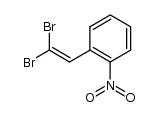 1-(2,2-DIBROMOVINYL)-2-NITROBENZENE Structure