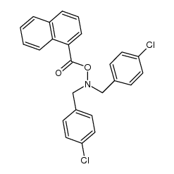 O-(1-naphthoyl)-N,N-bis(p-chlorobenzyl)hydroxylamine Structure