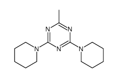 2-Methyl-4,6-dipiperidino-1,3,5-triazine结构式