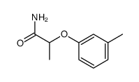 2-(3-Methylphenoxy)propionamid Structure