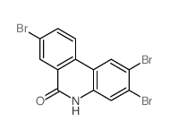 6(5H)-Phenanthridinone,2,3,8-tribromo- picture