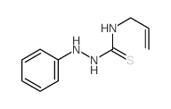 Hydrazinecarbothioamide,2-phenyl-N-2-propen-1-yl- structure