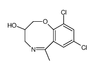 8,10-Dichloro-3,4-dihydro-6-methyl-2H-1,5-benzoxazocin-3-ol structure