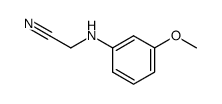 (3-methoxyphenylamino)acetonitrile Structure