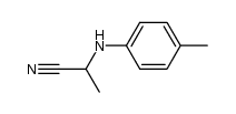 N-p-tolyl-alanine nitrile Structure