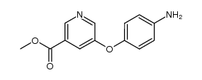 5-(4-aminophenoxy)nicotinic acid methyl ester Structure