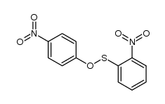 o-Nitrophenylsulfenyl-p-nitrophenolat结构式