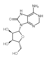 Adenosine,7,8-dihydro-8-oxo- Structure