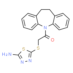 2-[(5-Amino-1,3,4-thiadiazol-2-yl)sulfanyl]-1-(10,11-dihydro-5H-dibenzo[b,f]azepin-5-yl)ethanone picture