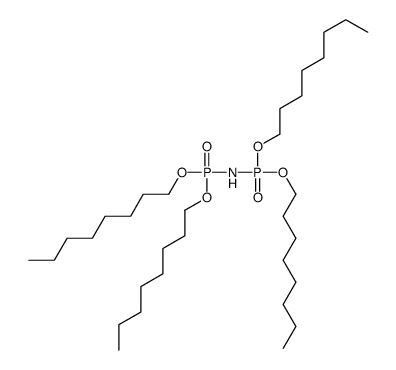 1-[(dioctoxyphosphorylamino)-octoxyphosphoryl]oxyoctane结构式