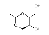 1,3-Dioxane-4-methanol, 5-hydroxy-2-methyl-, (4R,5S)- (9CI)结构式
