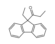 1-(9-ethyl-fluoren-9-yl)-propan-1-one结构式