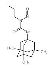 Urea, 1- (2-fluoroethyl)-1-nitroso-3-(3,5, 7-trimethyl-1-adamantyl)- structure