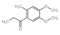 1-Propanone,1-(4,5-dimethoxy-2-methylphenyl)-结构式