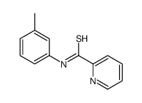 N-(3-methylphenyl)pyridine-2-carbothioamide结构式