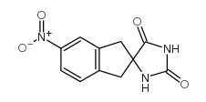 spiro(5-nitroindane)-2,5'-hydantoin structure