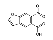 5-Benzofurancarboxylicacid,6-nitro-(9CI) Structure